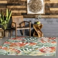 thumbnail image 1 of nuLOOM Contemporary Floral Janice Area Rug, 8' x 8', Square, Janice Multicolor, 1 of 6