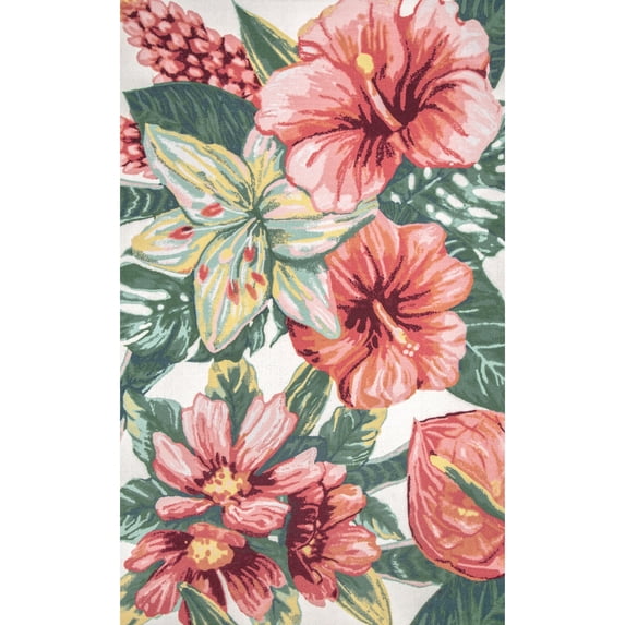 nuLOOM Contemporary Floral Sabrina Area Rug, 9' x 12', Multi