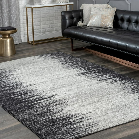nuLOOM Contemporary Lurline Area Rug, 8' 10" x 12', Gray