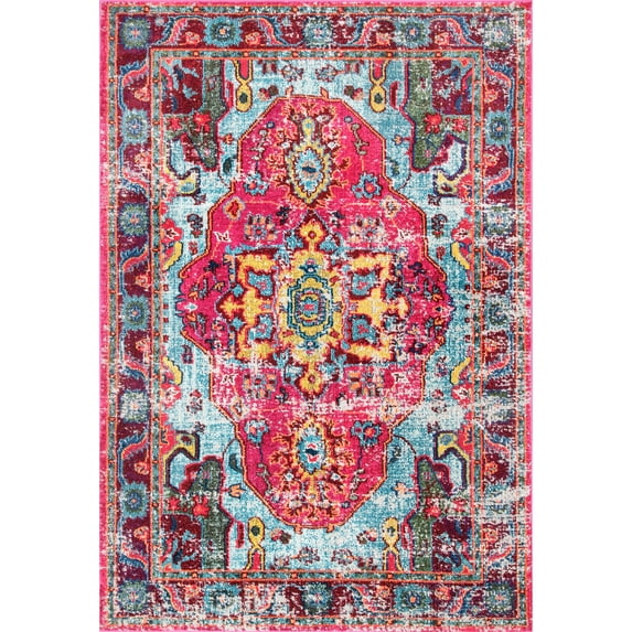 nuLOOM Corbett Vintage Boho Area Rug, 10' x 14', Multi