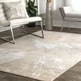 thumbnail image 1 of nuLOOM Cyn Contemporary Abstract Area Rug, 4' 3" x 6' 3", Cyn Beige, 1 of 9