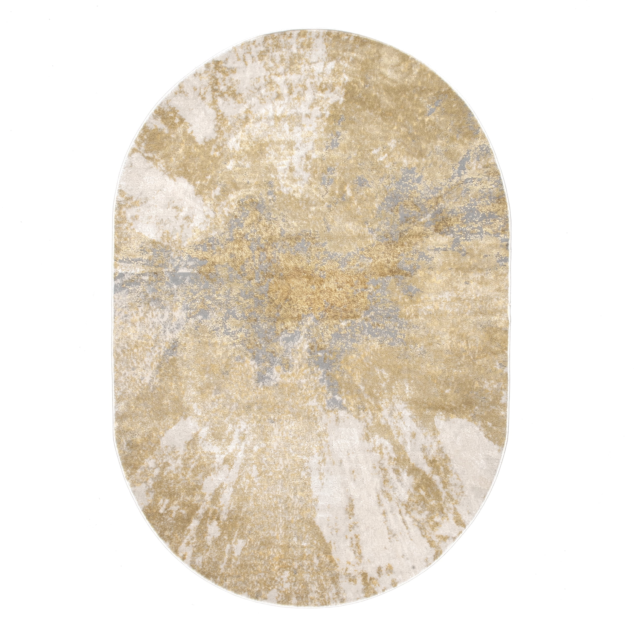 nuLOOM Cyn Abstract Area Rug, 6' 7" x 9', Gold