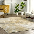 thumbnail image 1 of nuLOOM Cyn Contemporary Abstract Area Rug, 8' x 8', Square, Cyn Gold, 1 of 9
