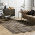 thumbnail image 1 of nuLOOM Danica Hand Woven Plaid Jute Area Rug, 9' x 12', Natural, 1 of 2
