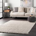 thumbnail image 1 of nuLOOM Daniela Chunky Jute Off-White 5' x 7' 6" Farmhouse Area Rug, 1 of 2