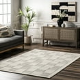 thumbnail image 1 of nuLOOM Danika Abstract Checkered Wool Area Rug, 8' x 10', Danika Ivory, 1 of 9