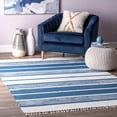 thumbnail image 1 of nuLOOM Darla Hand Woven Area Rug, 4' x 6', Blue, 1 of 2