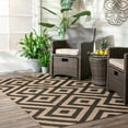 thumbnail image 1 of nuLOOM Dawn Celtic Trellis Indoor/Outdoor Area Rug, 7' 6" x 10' 9", Brown, 1 of 4
