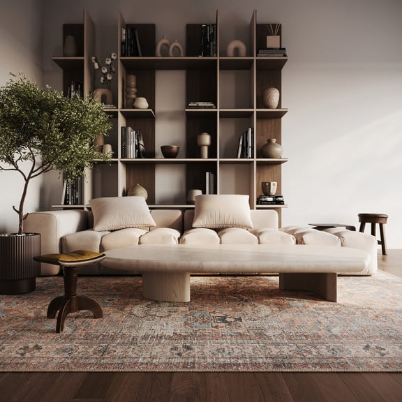 nuLOOM Delirenne Traditional Vintage Floral Rug, 4' x 6', Delirenne Multicolor