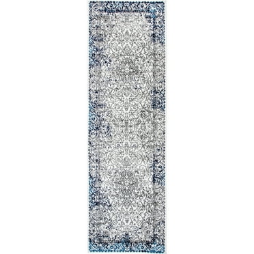 nuLOOM Delores Persian Runner Rug, 2' 6" x 8', Blue