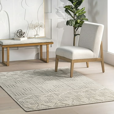 nuLOOM Demetra Casual Geometric Area Rug, 4' x 6', Demetra Beige