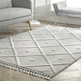 thumbnail image 1 of nuLOOM Deyton Diamond Area Rug, 4' x 6', Gray, 1 of 2