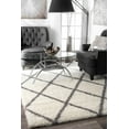 thumbnail image 1 of nuLOOM Diamond Shag Area Rug, 1 of 2