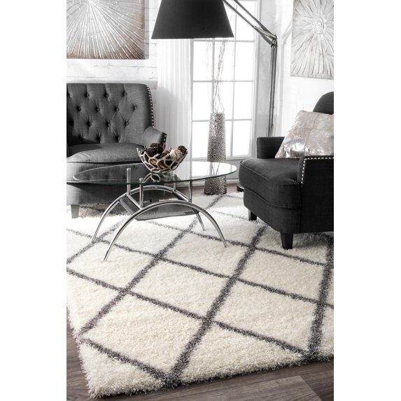 nuLOOM Diamond Shag Area Rug