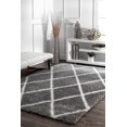thumbnail image 1 of nuLOOM Diamond Shag Area Rug, 1 of 2