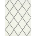 thumbnail image 1 of nuLOOM Diamond Soft & Plush Shag Area Rug, 9' x 12', Gray, 1 of 2