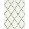 thumbnail image 1 of nuLOOM Diamond Soft & Plush Shag Runner Rug, 2' 8" x 8', Gray, 1 of 2