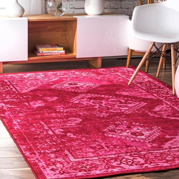 nuLOOM Distressed Tribal Lavonna Area Rug or Runner