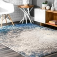 thumbnail image 1 of nuLOOM Donya Abstract Area Rug, 8' 10" x 12', Blue, 1 of 4