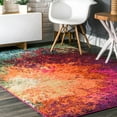 thumbnail image 1 of nuloom kkcb28a donya abstract area rug, 8' 10" x 12', multi, 1 of 4