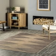 thumbnail image 1 of nuLOOM Dori SpinClean Tribal Easy-Jute Machine Washable Area Rug, 9' x 12', Dori Natural, 1 of 11