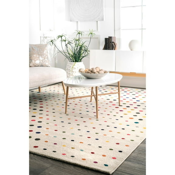 nuLOOM Dorie Polka Dot Area Rug, 4' x 6', Dorie Multicolor
