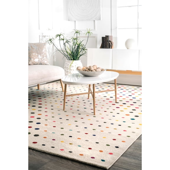 nuLOOM Dorie Polka Dot Area Rug, 8' 10" x 12', Dorie Multicolor