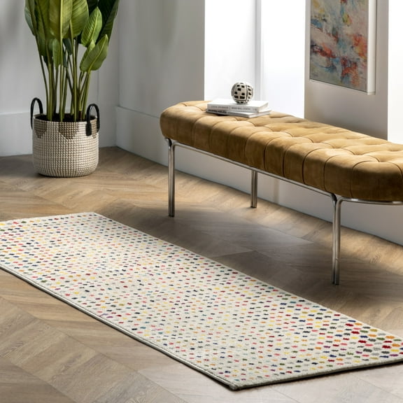 nuLOOM Dorie Polka Dot Area Rug, 2' 5" x 8', Runner, Dorie Multicolor