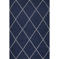 thumbnail image 1 of nuLOOM Dotted Diamond Trellis Wool Area Rug, 4' x 6', Navy, 1 of 2