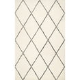 thumbnail image 1 of nuLOOM Dotted Diamond Trellis Wool Area Rug, 7' 6" x 9' 6", Ivory, 1 of 2
