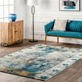 thumbnail image 1 of nuLOOM Vintage Dotty Area Rug, 4' x 6', Dotty Blue, 1 of 6