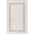thumbnail image 1 of nuLOOM Double Border Wool Area Rug, 5' x 8', Beige, 1 of 3