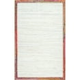 thumbnail image 1 of nuLOOM Elena Braided Border Jute Accent Rug, 3' x 5', Ivory, 1 of 2