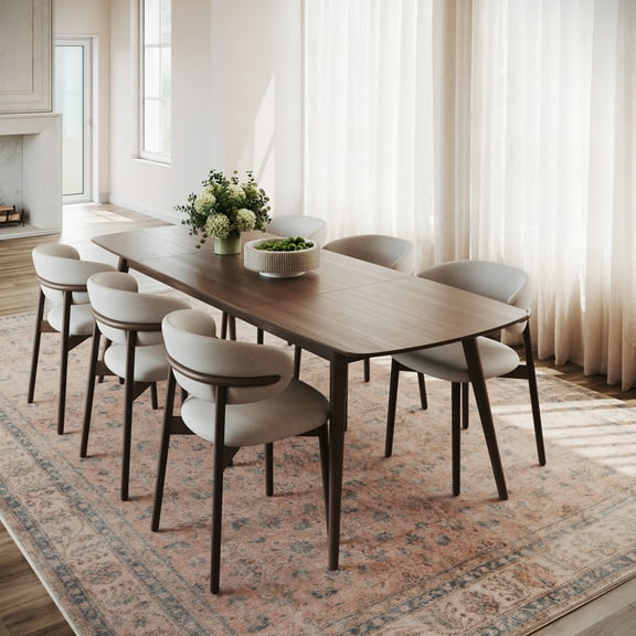 nuLOOM Elendra Traditional Bordered Washable Rug, 2' x 3', Elendra Peach