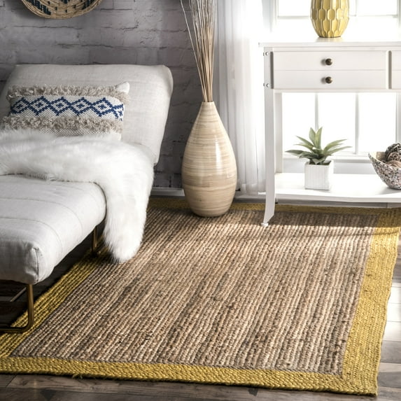 nuLOOM Eleonora Casual Jute Area Rug, 5' x 8', Eleonora Gold