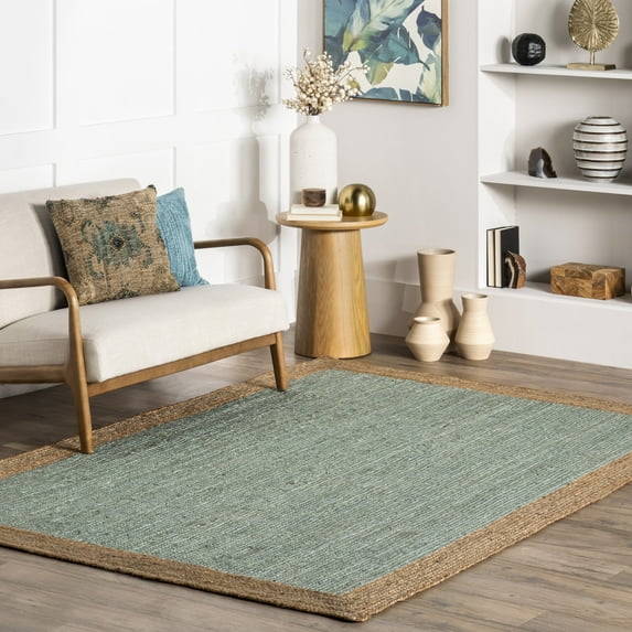 nuLOOM Eleonora Casual Jute Area Rug, 5' x 8', Eleonora Green