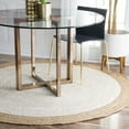 thumbnail image 1 of nuLOOM Eleonora Casual Jute Area Rug, 6' x 9', Oval, Eleonora White, 1 of 15