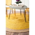 thumbnail image 1 of nuLOOM Eleonora Casual Jute Area Rug, 8', Round, Eleonora Yellow, 1 of 13