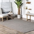 thumbnail image 1 of nuLOOM Elfriede Farmhouse Jute Blend Area Rug, 11' 6" x 14' 6", Elfriede Grey, 1 of 9