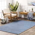 thumbnail image 1 of nuLOOM Elfriede Farmhouse Jute Blend Area Rug, 5' x 8', Light Blue, 1 of 9
