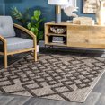 thumbnail image 1 of nuLOOM Elianna Raised Pendant Striped Area Rug, 5' x 8', Elianna Brown, 1 of 5