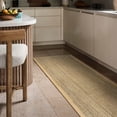 thumbnail image 1 of nuLOOM Elijah Farmhouse Seagrass Area Rug, 2' 6" x 8', Runner, Elijah Beige, 1 of 16