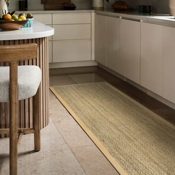 nuLOOM Elijah Farmhouse Seagrass Area Rug, 2' 6" x 8', Runner, Elijah Beige