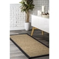 thumbnail image 1 of nuLOOM Elijah Farmhouse Seagrass Area Rug, 2' 6" x 10', Runner, Elijah Black, 1 of 9