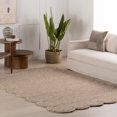thumbnail image 1 of nuLOOM Elira Solid Bordered Area Rug, 8' 6" x 11' 6", Elira Tan, 1 of 8