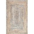 thumbnail image 1 of nuLOOM Eliz Hand Braided Jute Accent Rug, 3' x 5', Blue, 1 of 4
