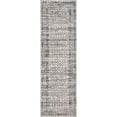 thumbnail image 1 of nuLOOM Elodie Distressed Diamonds Runner Rug, 2' 6" x 10', Light Gray, 1 of 2