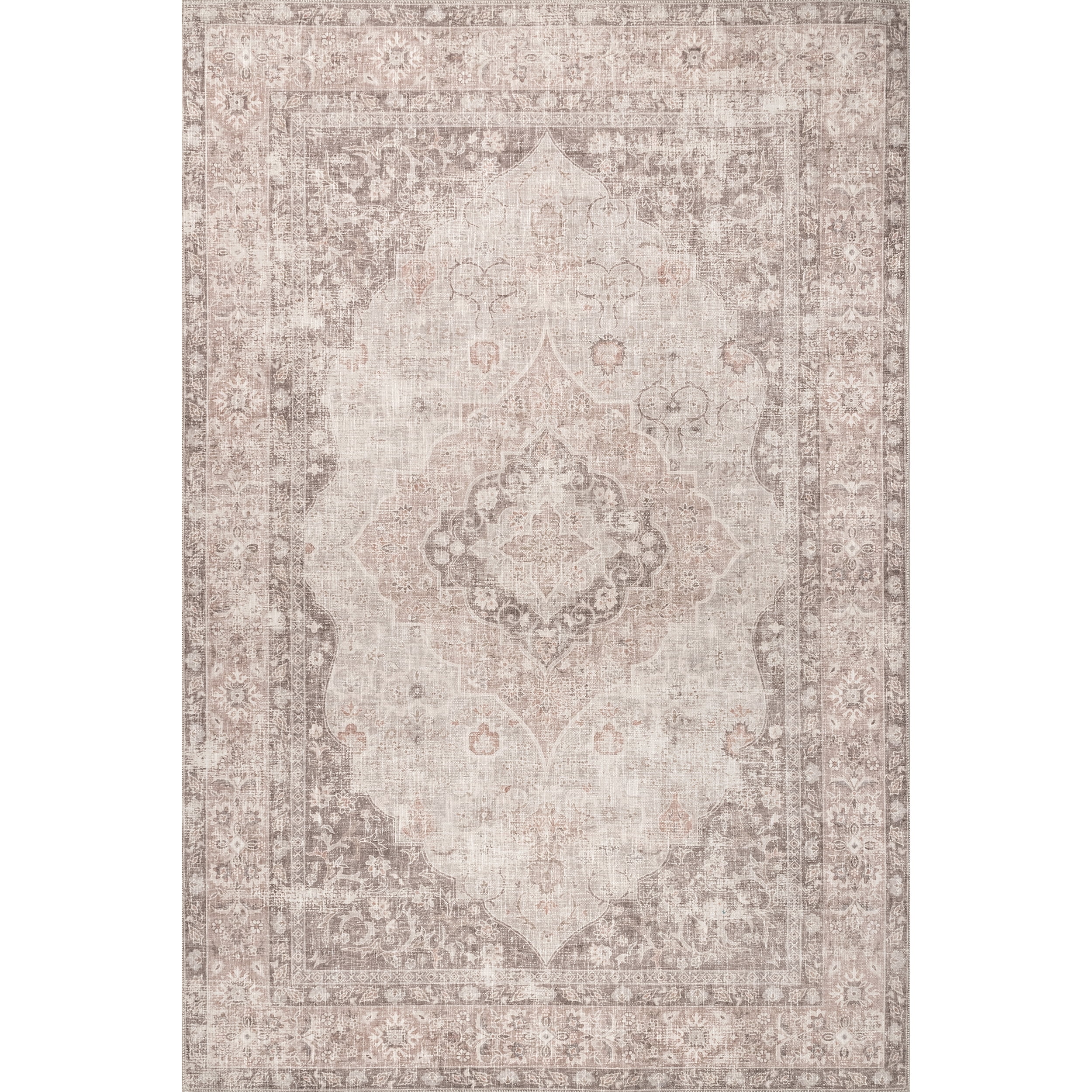 nuLOOM Elsa Floral Blossom Machine Washable Area Rug, 8' x 10