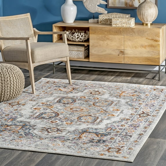 nuLOOM Emilia Gothic Medallion Area Rug, 5' 3" x 7' 7", Emilia Gothic Multicolor