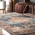 thumbnail image 1 of nuLOOM Essie Rustic Area Rug, 7' 10" x 11' 2", Blue, 1 of 4